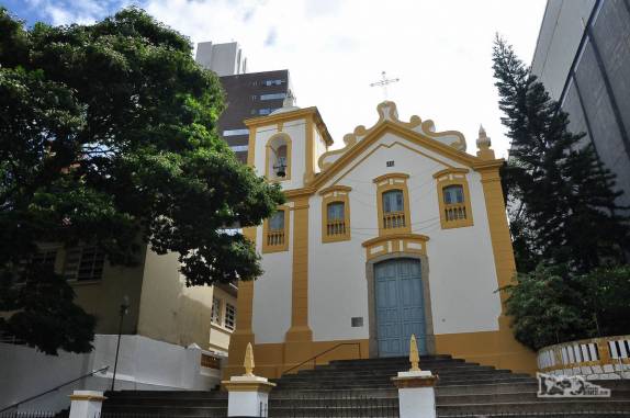 Igreja Nossa Senhora do Rosário e São benedito, no centro de Florianópolis, Santa Catarina